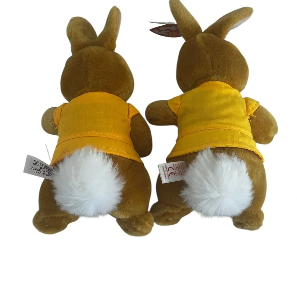 Ty Beannie Babies Peter Rabbit “Mopsy” Set of 2 2018 Movie Edition with tags